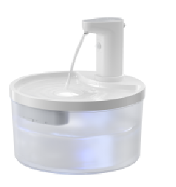 Round Battery Operated Pet Wat